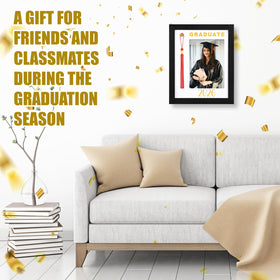 Vicenpal frame fits 5x7 photos with an 11.5x11.5x1.6 in footprint.