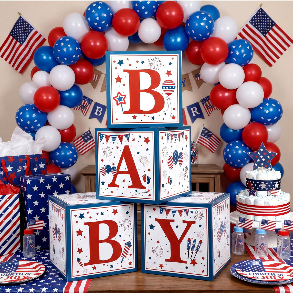 Vicenpal gender reveal box 12in for quick setup