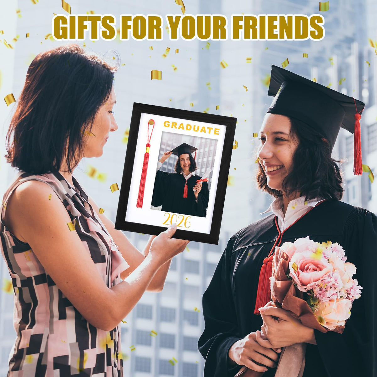 Vicenpal frame makes a thoughtful gift for graduates.