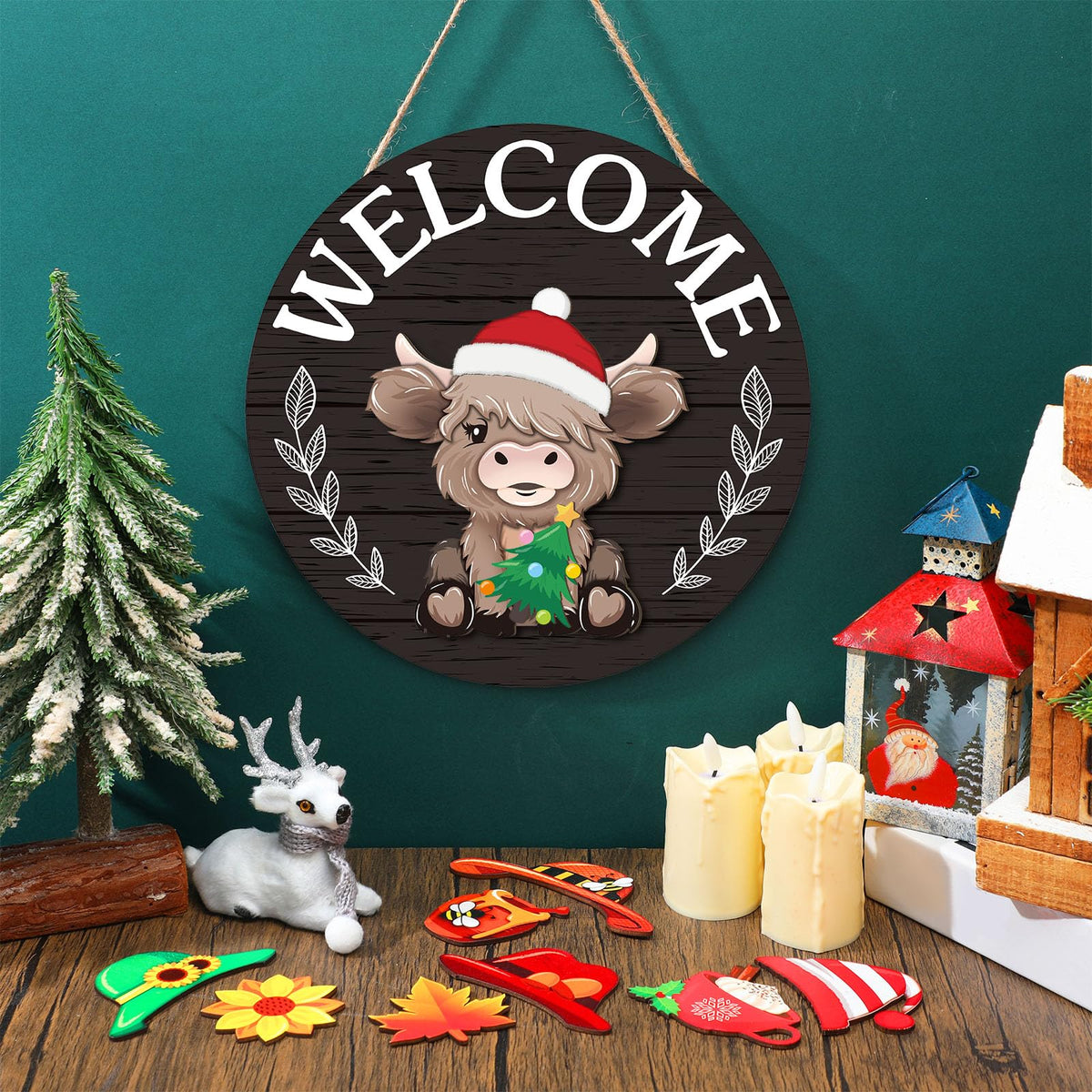 Vicenpal Interchangeable Hats enables quick style changes for every holiday.