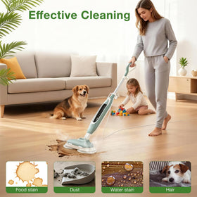Vickorpen textured surface grips dirt for deep-cleaning grime.