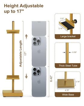 Victawks easel with non-slip foam base prevents tilting on any surface