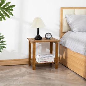 VICTORY RELAX solid acacia side table weather resistance setup, ready for any season