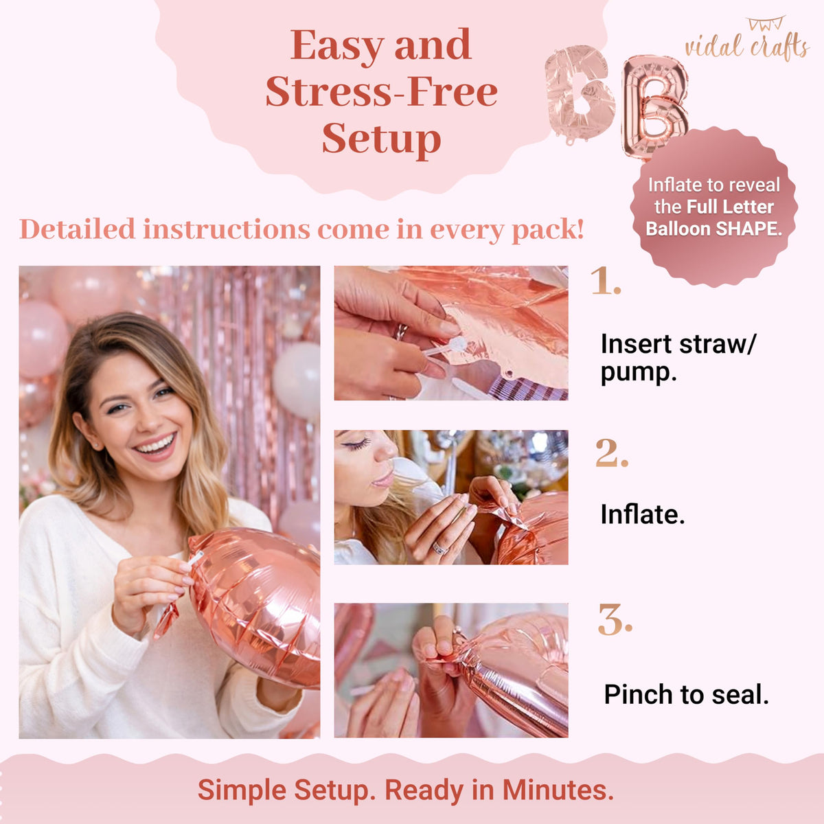 Vidal Crafts Photo Props kit, playful accents for memories.