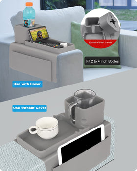 VIENFUT thicker sturdy tray supports larger objects like tablets and snacks.