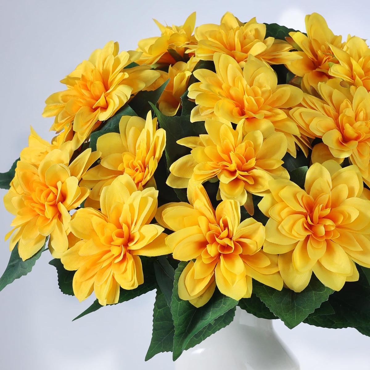 VIERENA close-up reveals realistic texture of silk dahlia petals