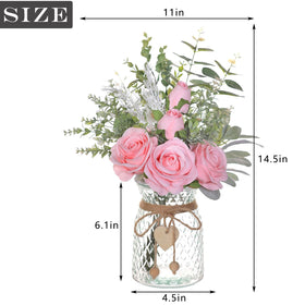 VIERENA artificial plants and vase setup ideal for quick styling