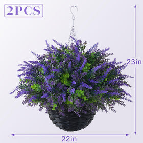 VIERENA basket and metal chain detail for easy hanging.