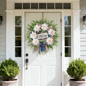 VIERENA blessed sign detail highlights an elegant focal point for seasonal decor.