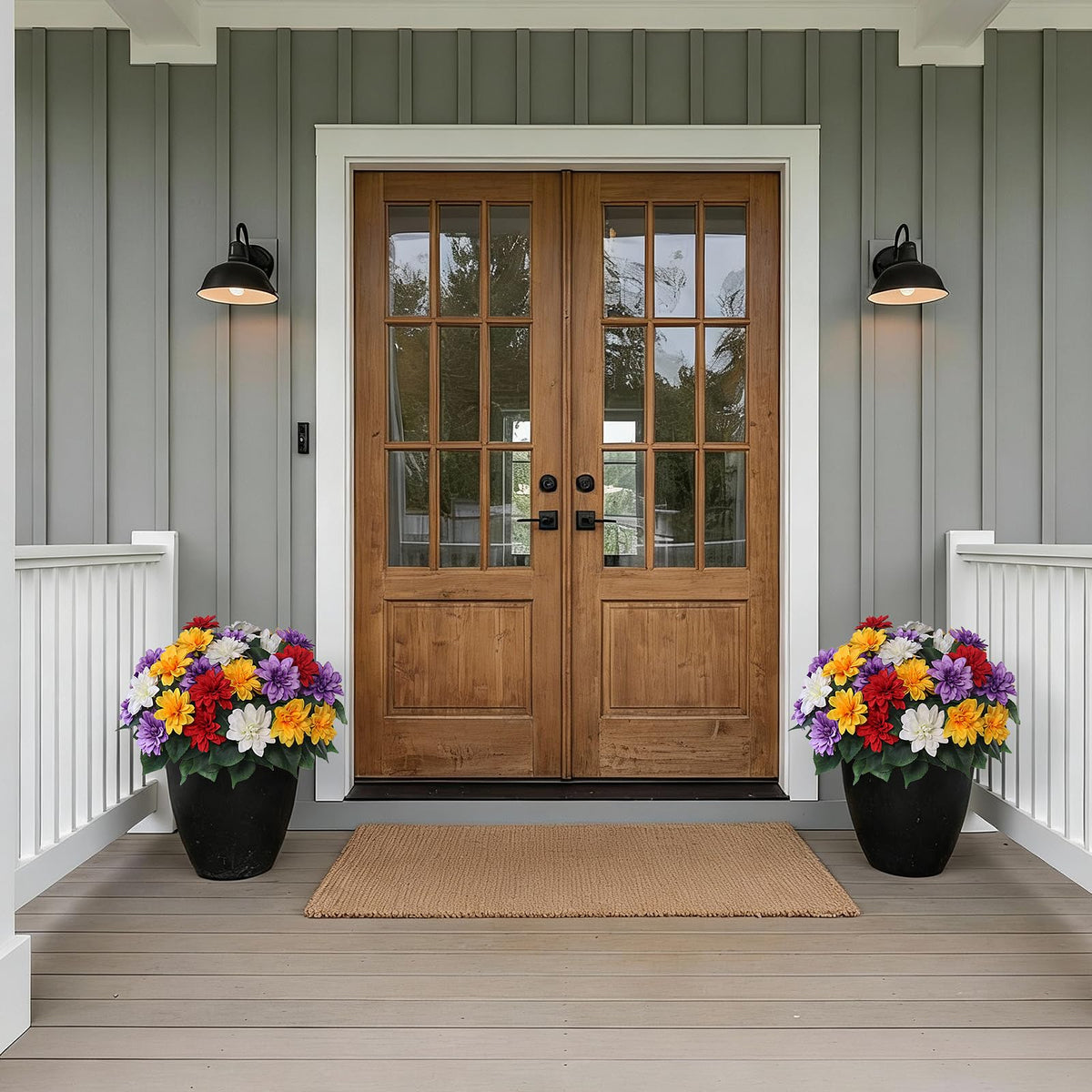 VIERENA realistic-looking dahlia blooms for home decor