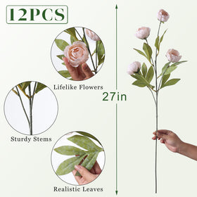 VIERENA 27-inch stem supports easy DIY bride bouquet creation