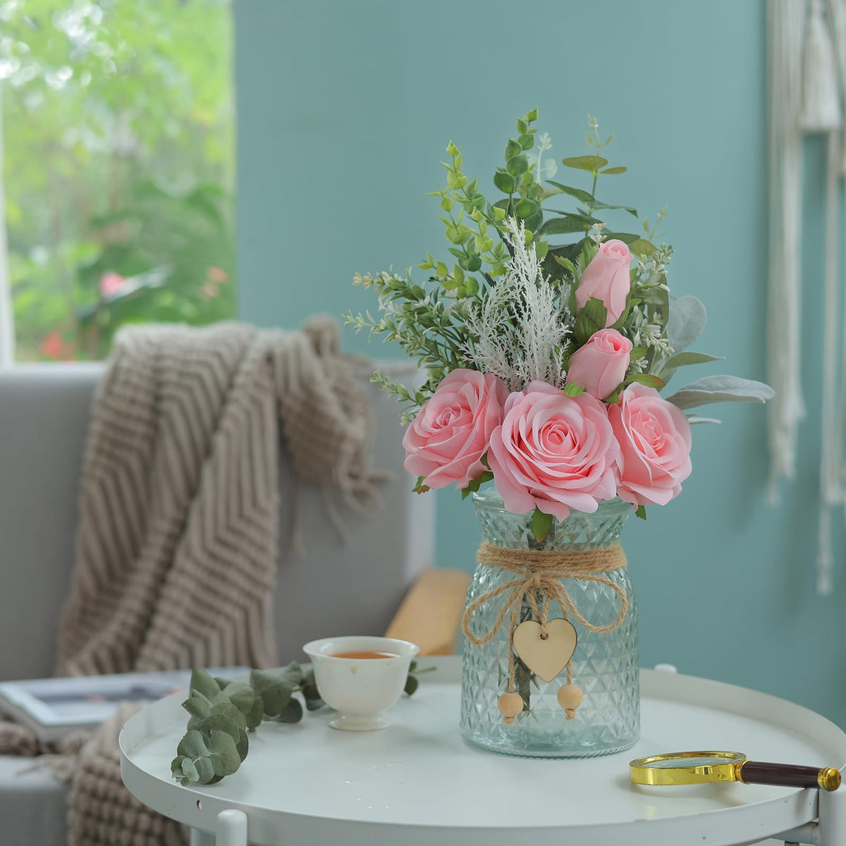 VIERENA handmade silk roses closeup reveals soft texture