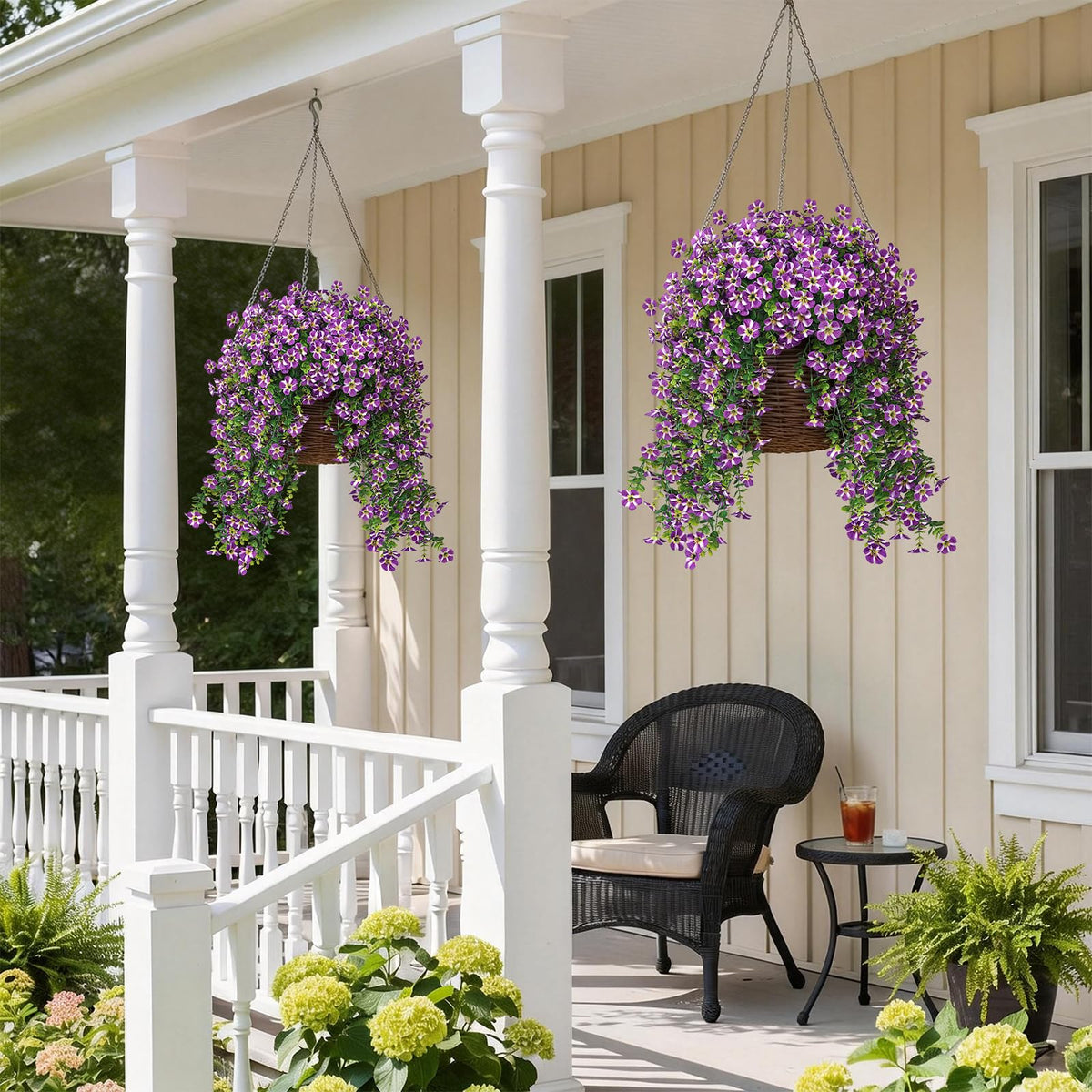 VIERENA hanging-basket decoration demonstrates quick, stylish setup