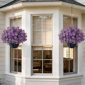 VIERENA hanging-basket outdoor weatherproof; durable and weather-ready for outdoors.