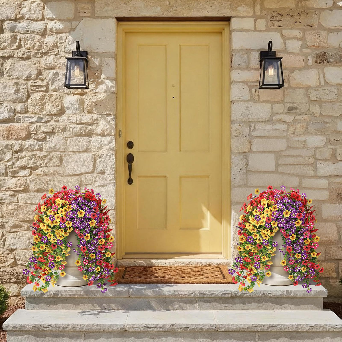 Vierena Morning Glory mix of colors brightens outdoor spaces.