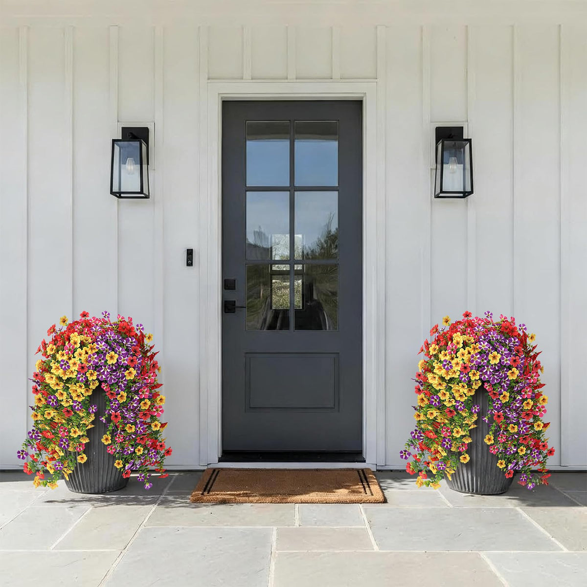 Vierena Morning Glory front door décor for instant seasonal charm.