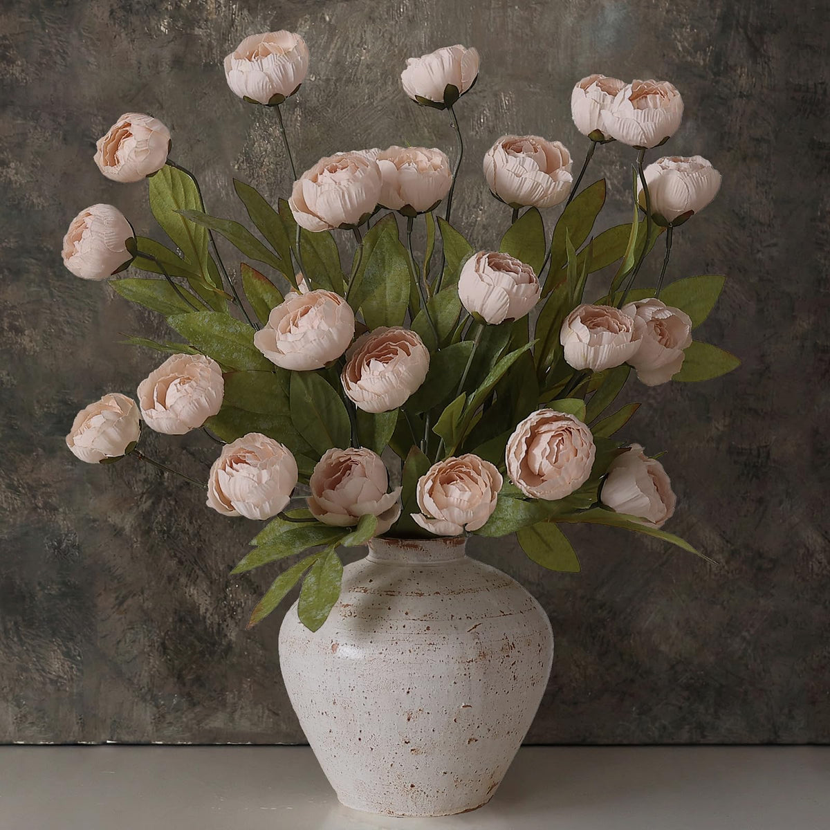 VIERENA peony branch 27in with 12 stems for lush, lasting arrangements