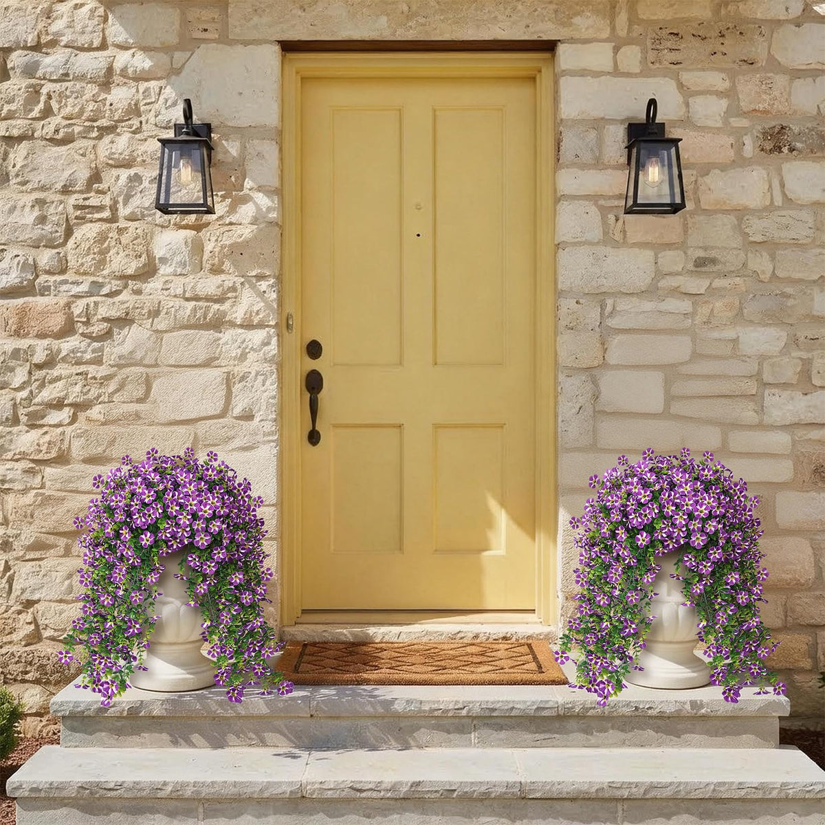 VIERENA purple morning glory flowers brighten outdoor spaces with elegance