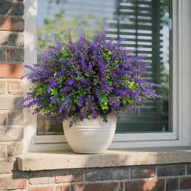 VIERENA ready-to-display topiary in black pot for instant setup
