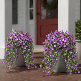 VIERENA weatherproof silk resists sun and rain for year-round use