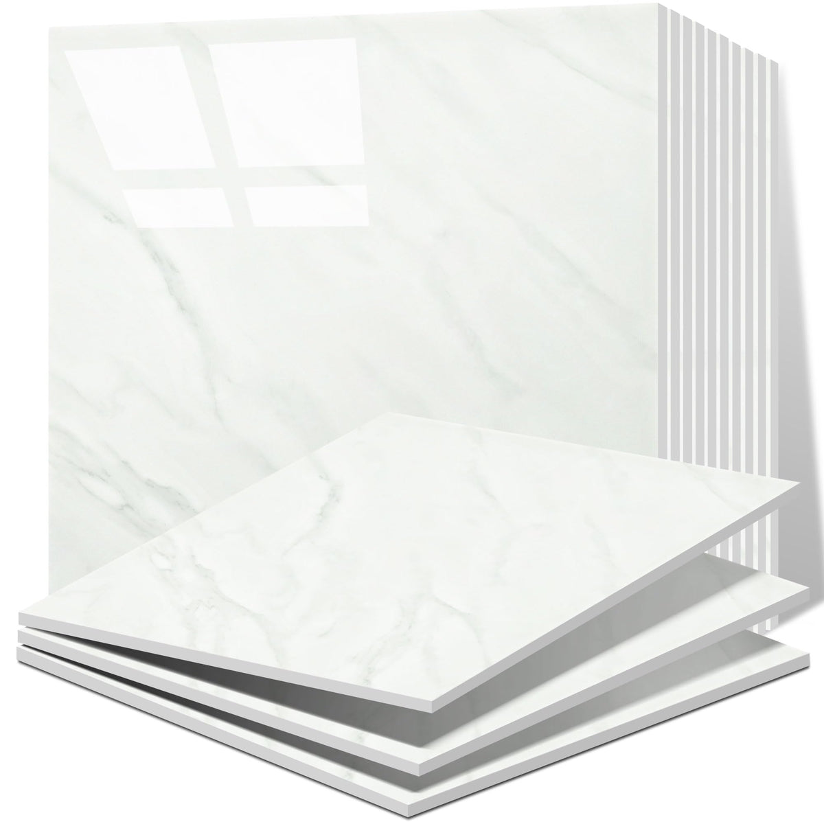 Vieshful marble backsplash tile for kitchen, luxury look