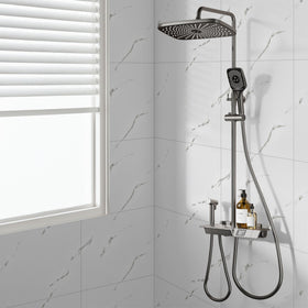 Vieshful waterproof panels resist moisture in kitchens and bathrooms.