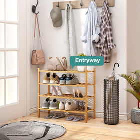 Viewcare 4-tier rack supports multiple pairs on each level for quick access.
