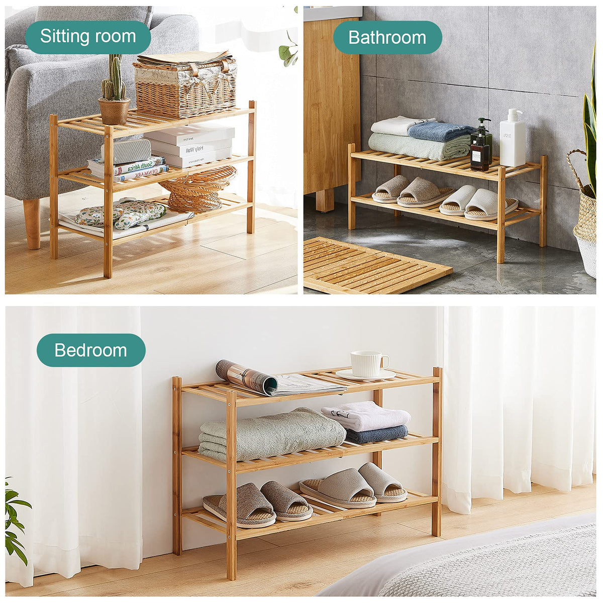 Viewcare can double as a small bookshelf or plant stand.