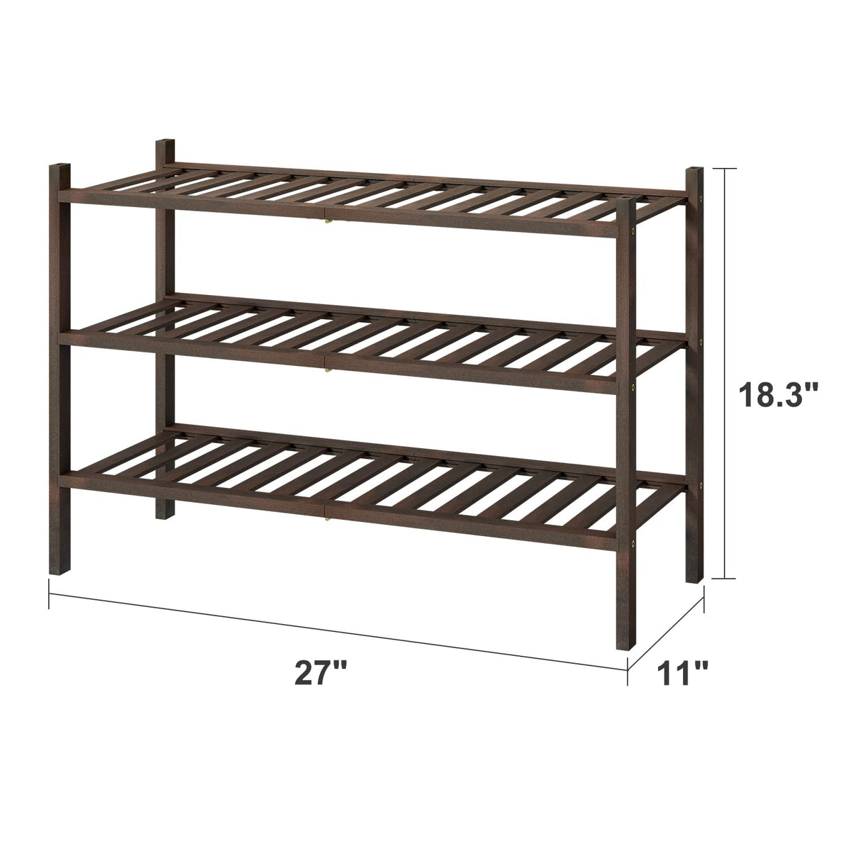 Viewcare entryway storage keeps footwear tidy near the door.