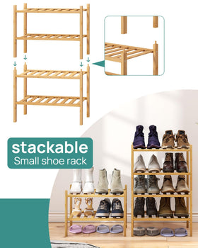 Viewcare removable 4-to-2 tier configuration adapts to boot sizes