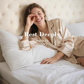 viewstar pillow queen size shown for easy bed fit and layout