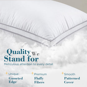 Viewstar bed pillows airy fiber plumpness illustrates long-lasting loft