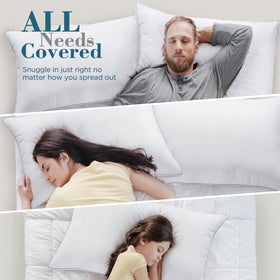 Viewstar bed pillows vacuum-sealed pack proves convenient storage and expansion