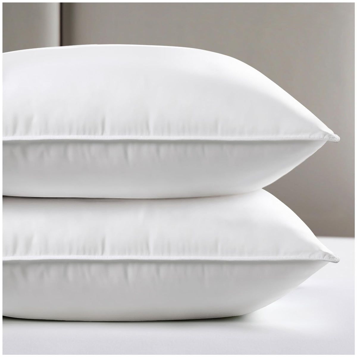 Viewstar queen pillow packaging and box displayed for easy setup and gifting.