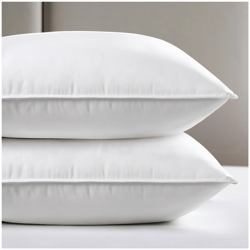 Viewstar queen pillow packaging and box displayed for easy setup and gifting.