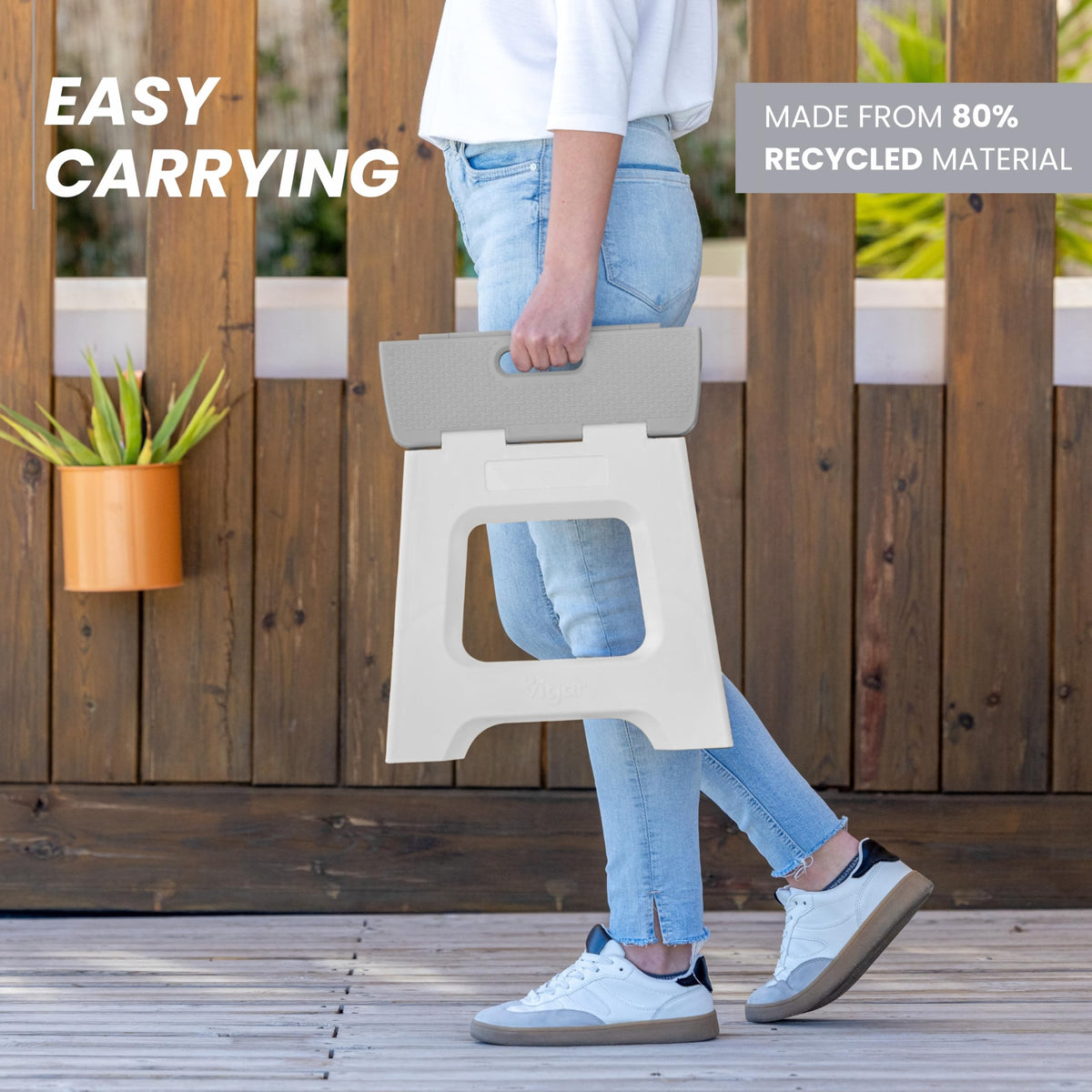 Vigar stool ready for caravan or RV use