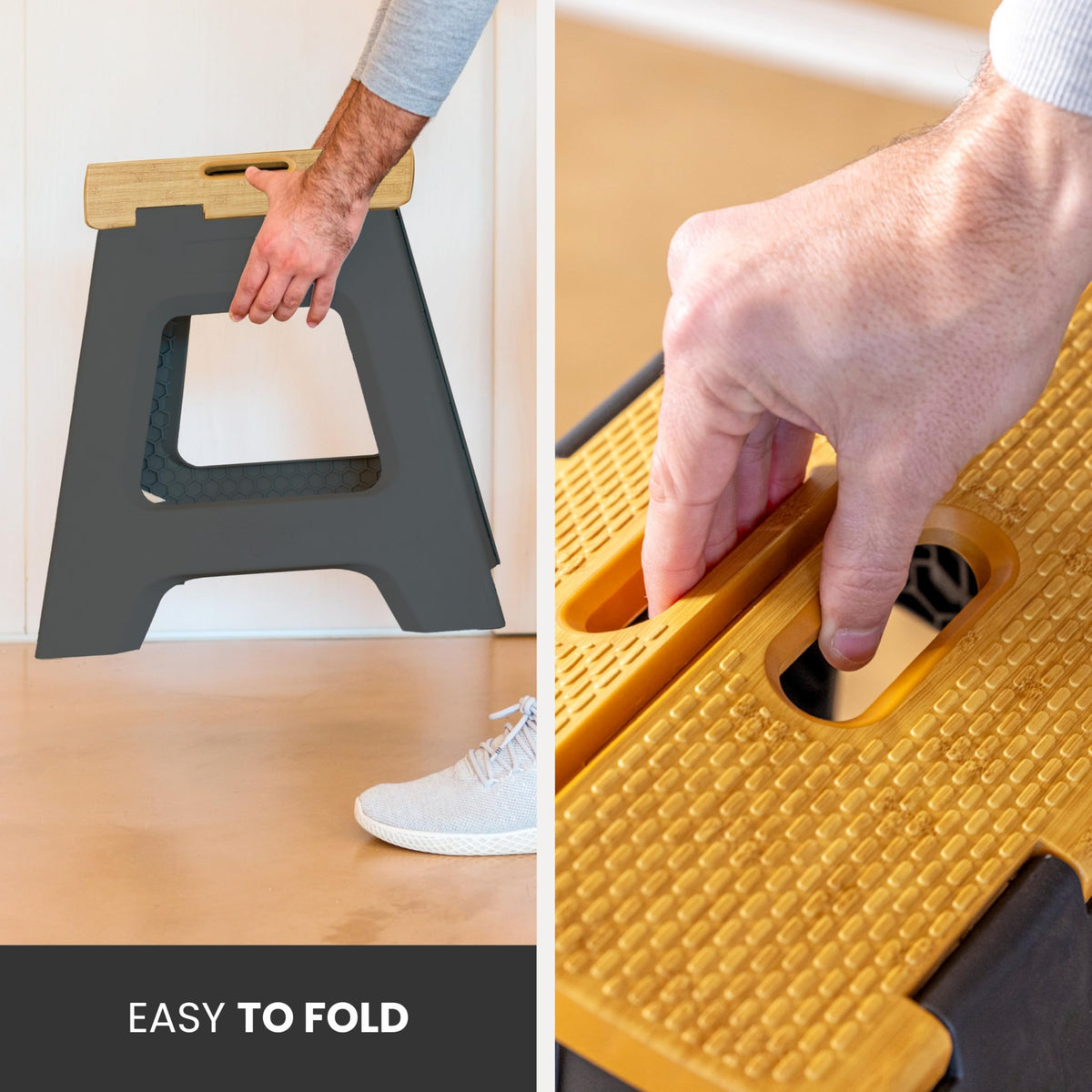 Vigar Portable step stool for dorms, apartments, and RVs.