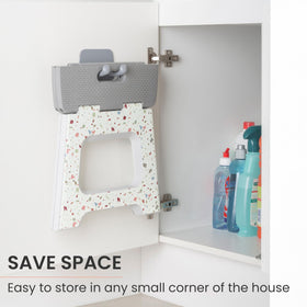 Vigar lightweight portable stool ideal for dorm rooms and small spaces