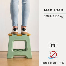Vigar lightweight portable stool ideal for kitchen, closet, bathroom