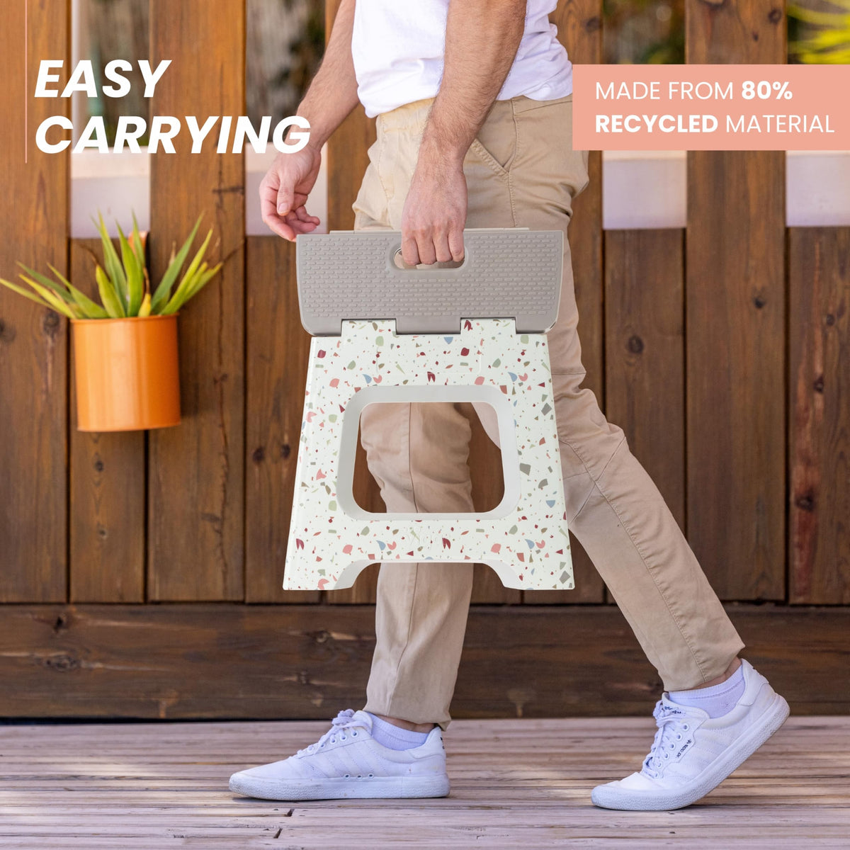 Vigar versatile stool for kitchen, bathroom, and closet reach