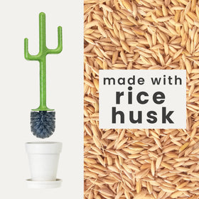 Vigar rice husk material provides durable, everyday bathroom use.