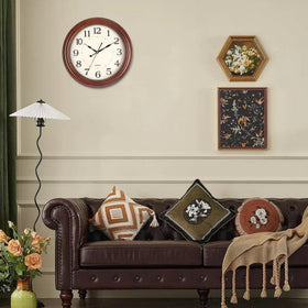 Battery-operated Vigorwise clock ready for quick setup without cords.