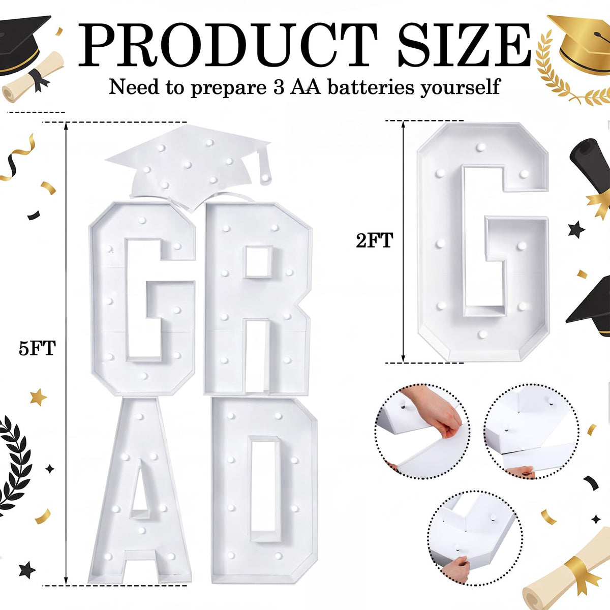 VIHOSE graduation cap design adds festive flair for class photos.