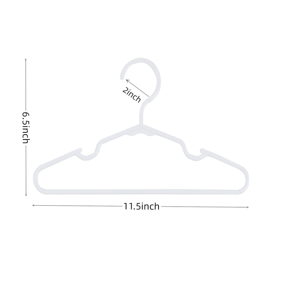 VIIBASE anti-slip shoulder baby hangers prevent strap slips on garments