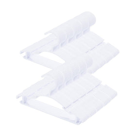 VIIBASE baby hangers front view showing 100-pack for nursery closets