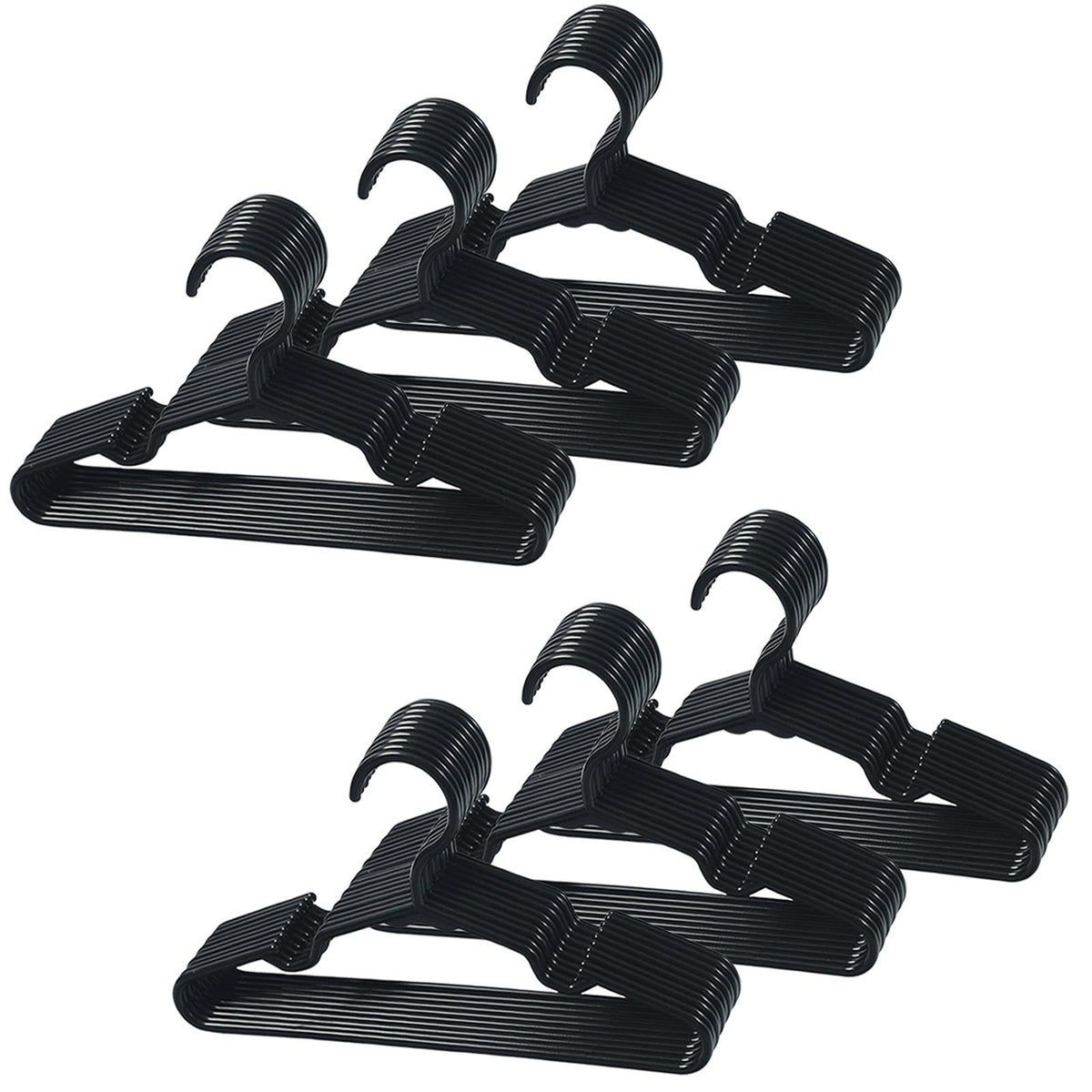VIIBASE baby hangers 60-pack for neat nursery wardrobe organization.