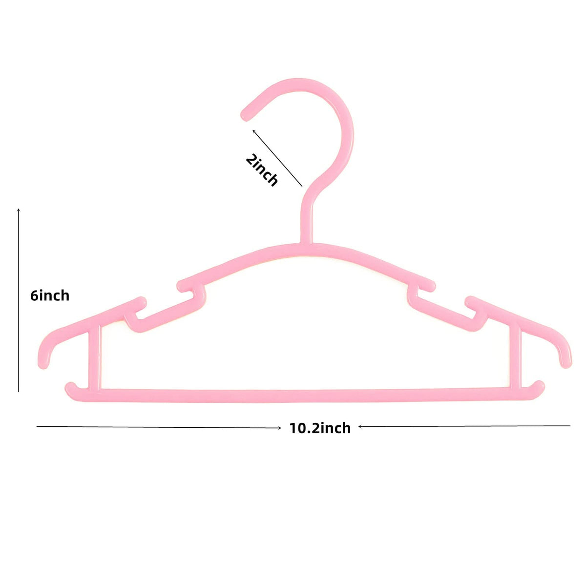 VIIBASE hangers close-up of non-slip shoulder grooves for secure garments