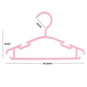 VIIBASE hangers close-up of non-slip shoulder grooves for secure garments