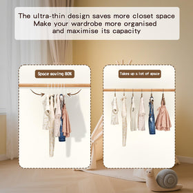 VIIBASE nursery-ready white hangers simplify gifting and organization.