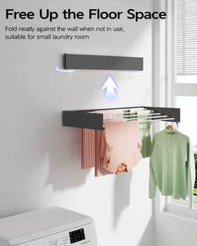 Vikaqi drying rack extended for air-drying multiple items